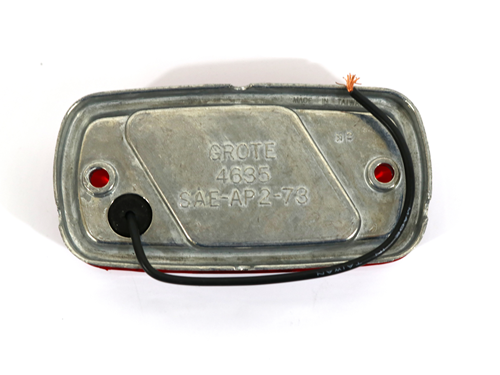 46782 RED 2 BULB RECT. CORNER/CLEARANCE/MARKER LAMP