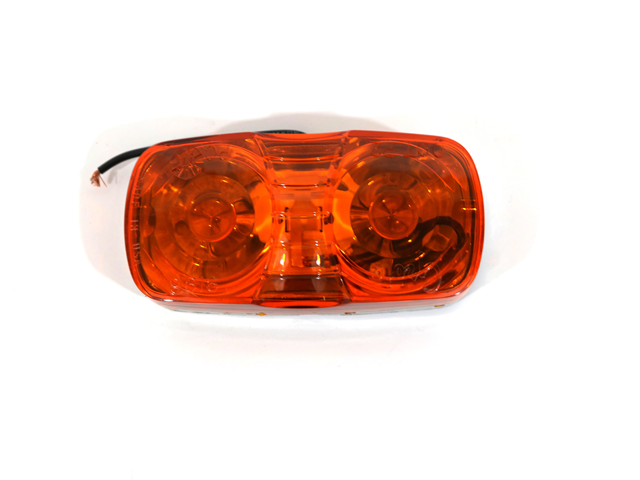 46783 Amber 2 Bulb Rect. Corner Inc