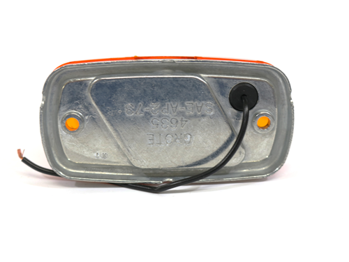 46783 Amber 2 Bulb Rect. Corner Inc