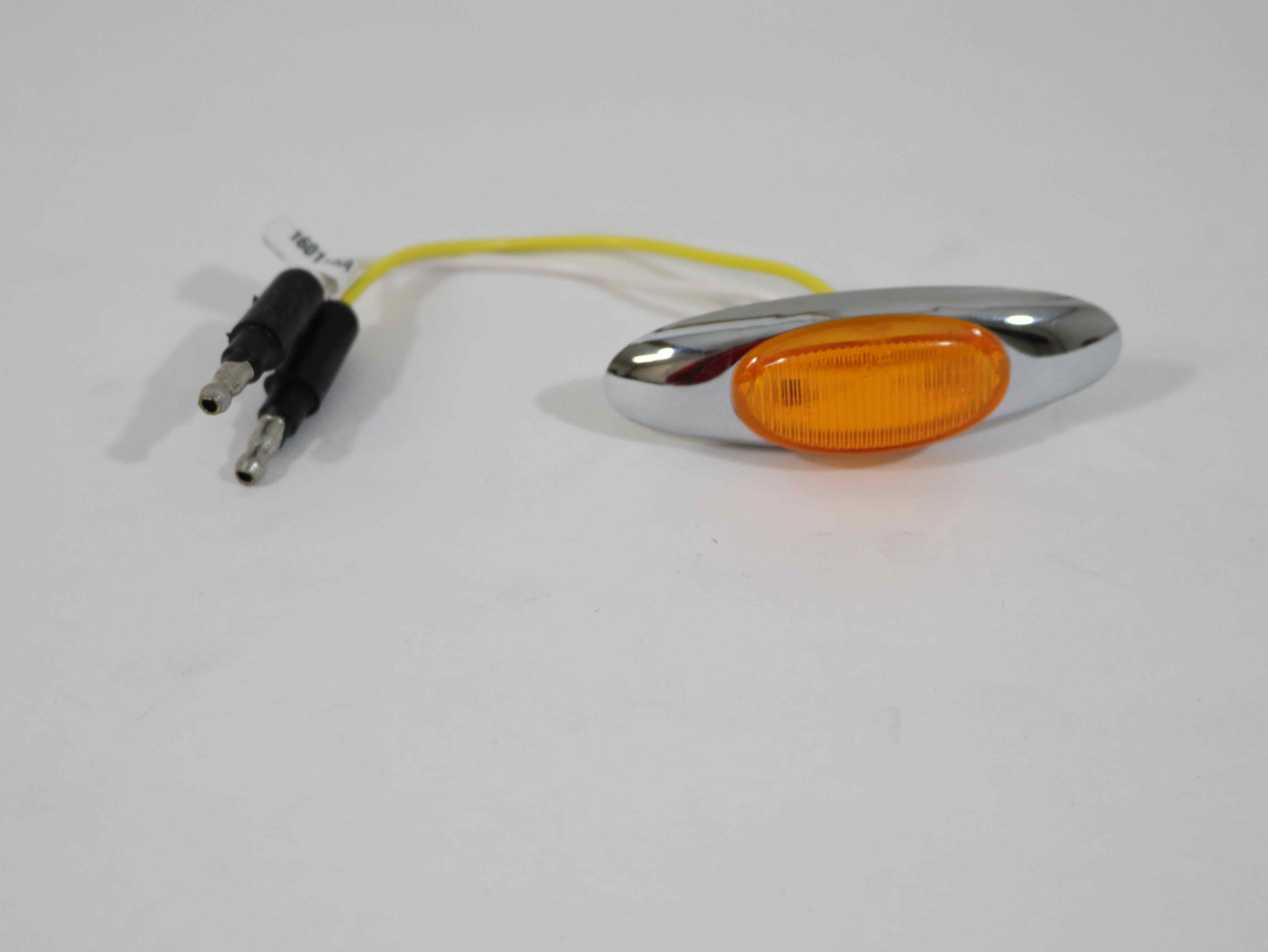47953 LIGHT, AMBER LED CROME BEZEL 2 WIRE