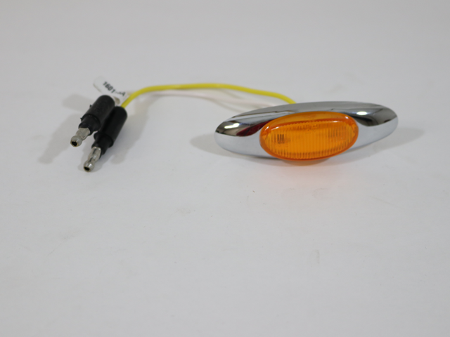 47953 LIGHT, AMBER LED CROME BEZEL 2 WIRE