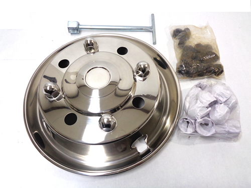 5898-195F Intl. Wheel Covers / Rim#28680 8Lug 4 Hand Holes
