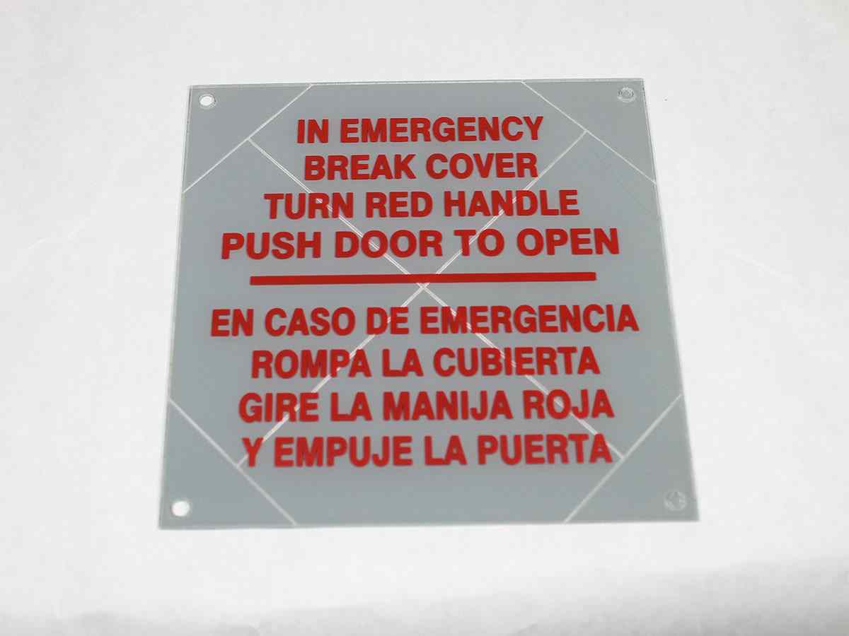 60011201 Frangible Panel, Eldorado