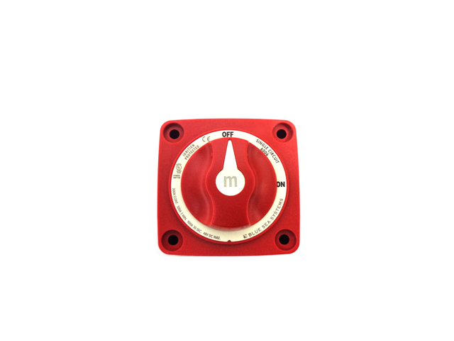 6006M Blue Sea 6006 M-Series (Mini) Battery Switch Single Circuit On-Off Red [6006]