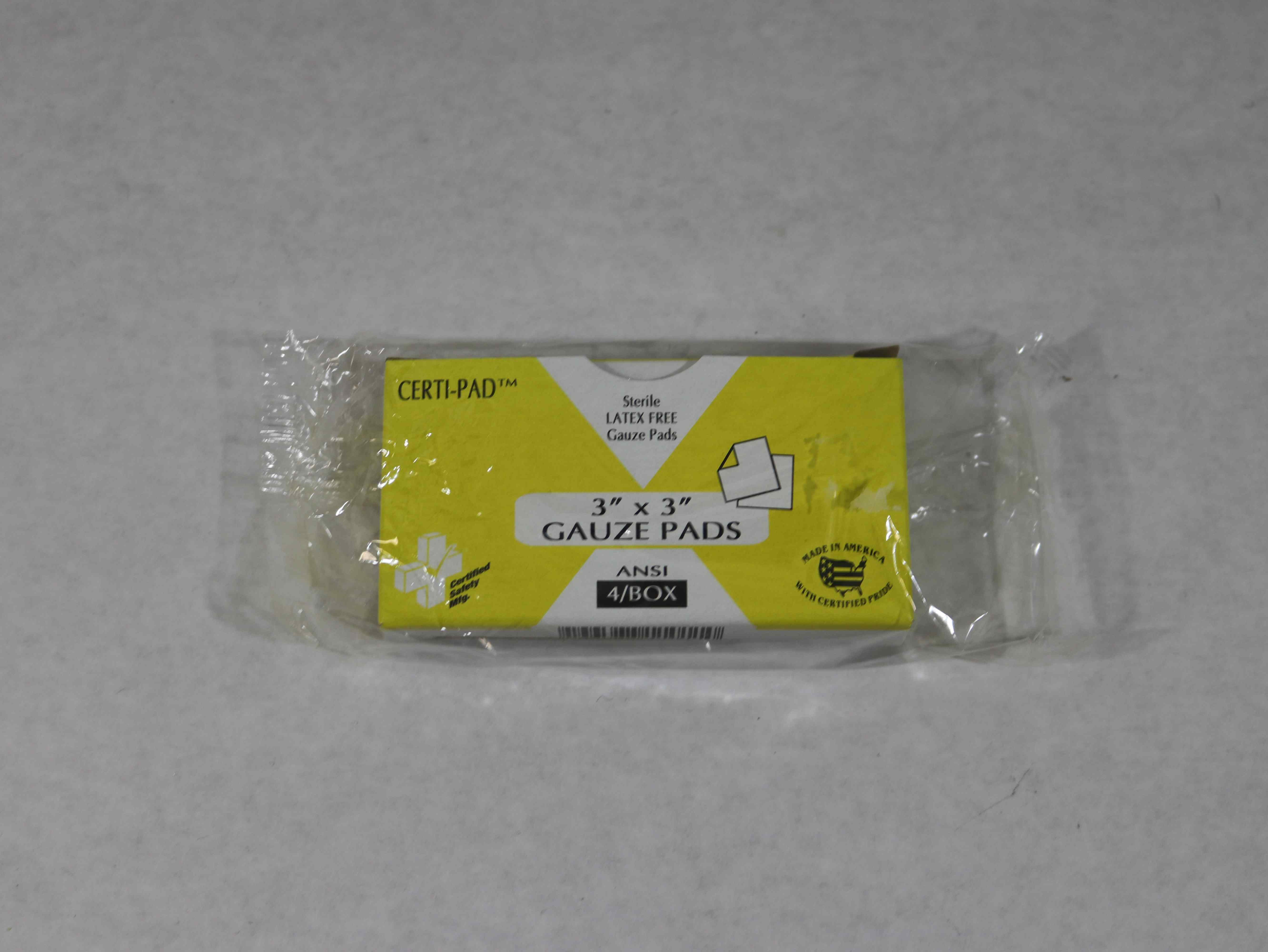 637 3X3 GAUZE PADS