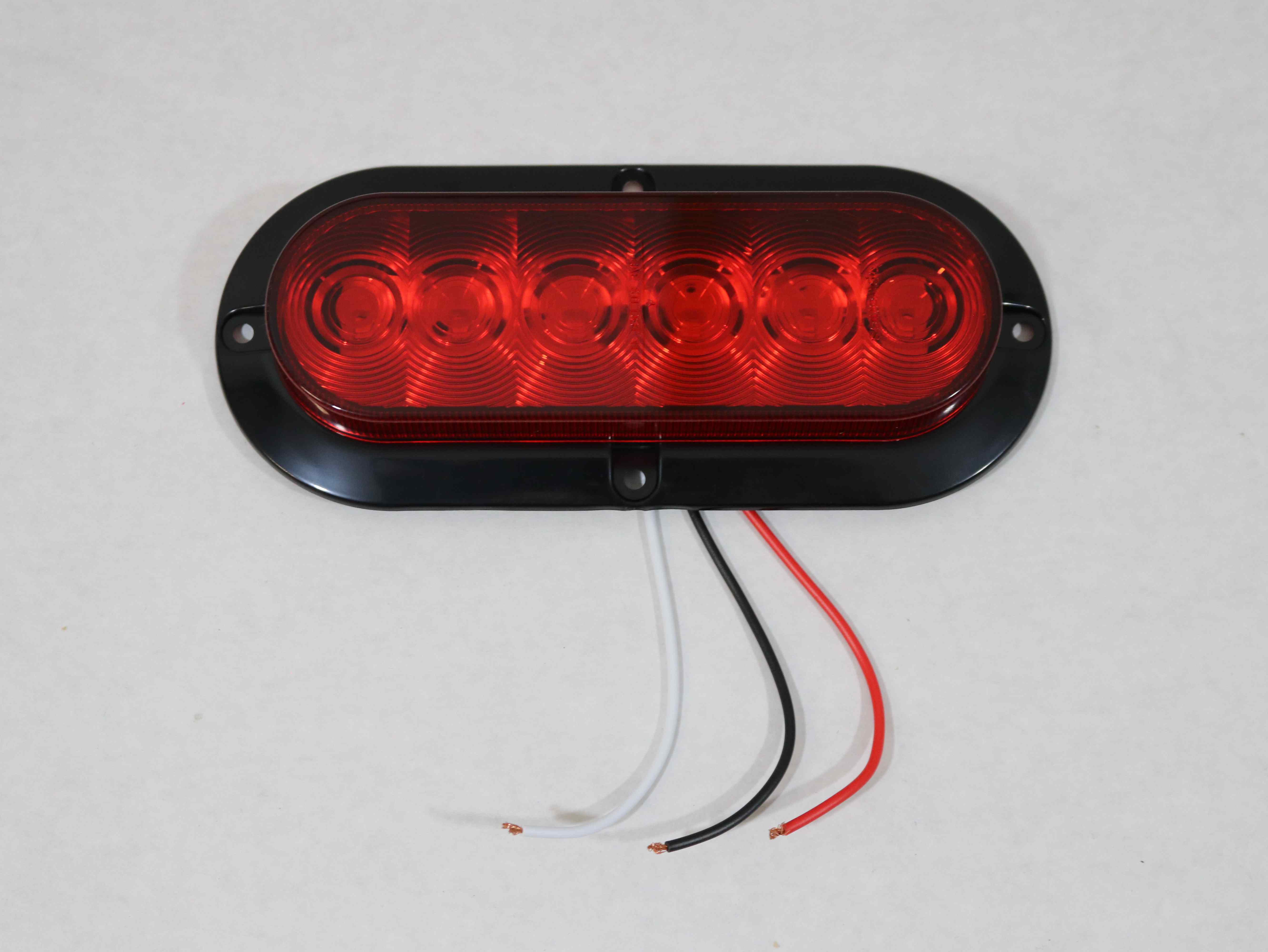 64958 LIGHT, RED LED, FLANGE SURFACE MOUNT STOP/TAIL/TURN