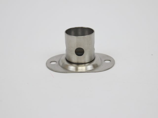 6527 STANCHION FITTING, ROUND BASE, 4-HOLE, OUTER DIAMETER 1.25