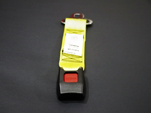 6911 12 INCH Seat Belt Extension, Yellow, For Shield Seatbelt Manual,