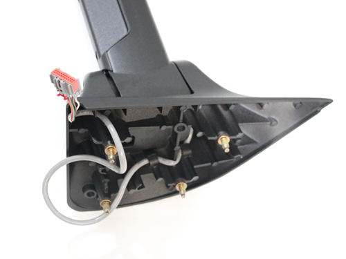 717189 DRIVER FEETS SIDE ARM & MIRROR ASSEMBLY