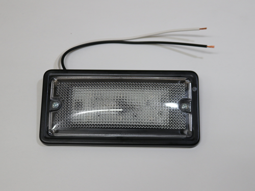 80162C Led Rectangular Clear Dome Light