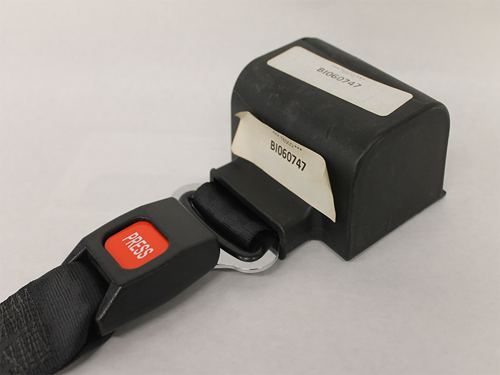 BI060747 SEATBELT, 2 PT RETRACT, 13 INCH AISLE SIDE