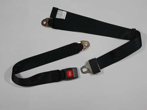 BI061472 SEAT BELT, 74 INCH PLASTIC BUCKLE, BLACK