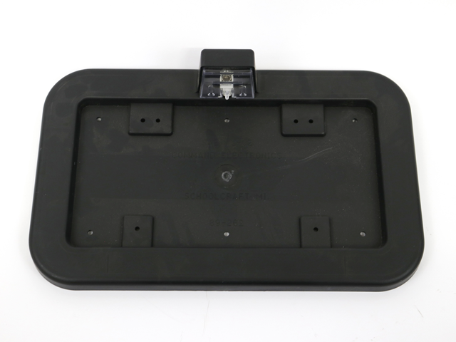 BX050580 License Plate Hold, Plastic, Black