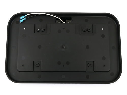 BX050580 License Plate Hold, Plastic, Black