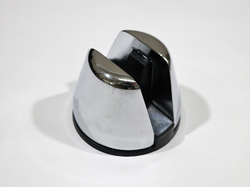 DH-GRB-02-600 Adjustable door grabber, 6 in. L, zinc diecast base with stainless steel loop, chrome plated