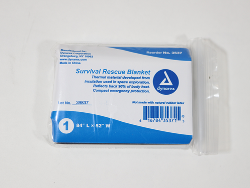DYN3537 Mylar emergency blanket