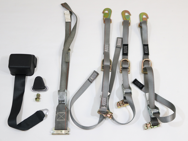 FE514-10 KIT, MANUAL TIE DOWN W/ RETRACTABLE SHOULDER
