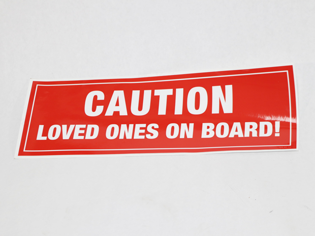 LOVEDONESDECAL LOVED ONES ON BOARD, ACTIVE DAY DECAL