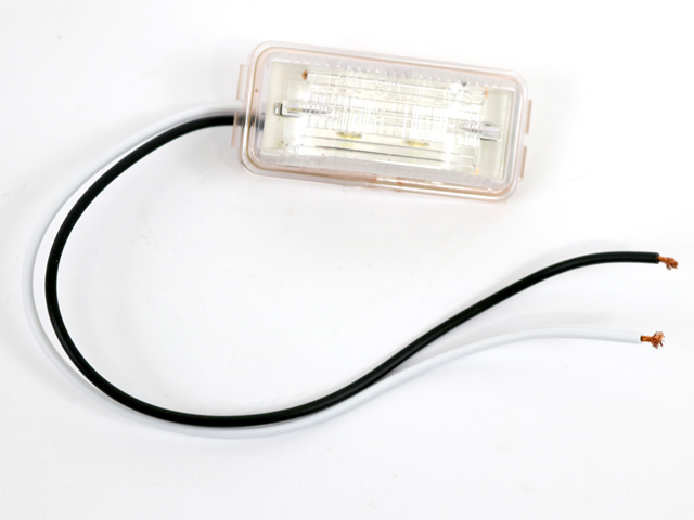LPL91CBP LED CLR SNAP IN LICENSE 2.5 X 1.25