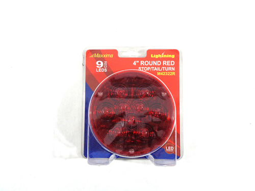 M42322R-X 4 INCH Round Red Stop/Tail/Turn Light
