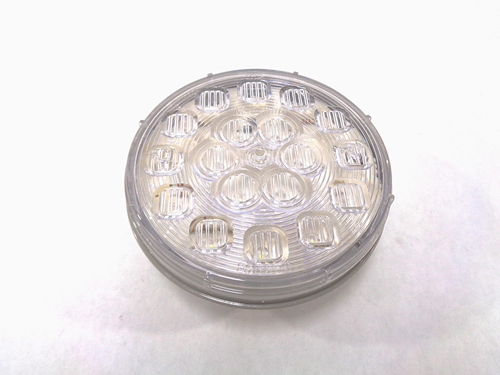 M42324-X 4 INCH Round White Stop/Tail/Turn Light