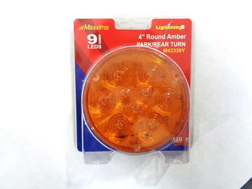 M42339Y 4 INCH Round Amber Park/Rear Turn Light