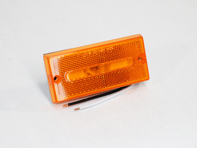 MC48ABP 4 IN AMBER 18SERIES RECESSED MARKER LO PRO/FLAT