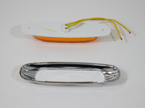 MCL19AB LIGHT, AMBER Miro-Flex™ Surface Mount Sealed LED Marker/Clea