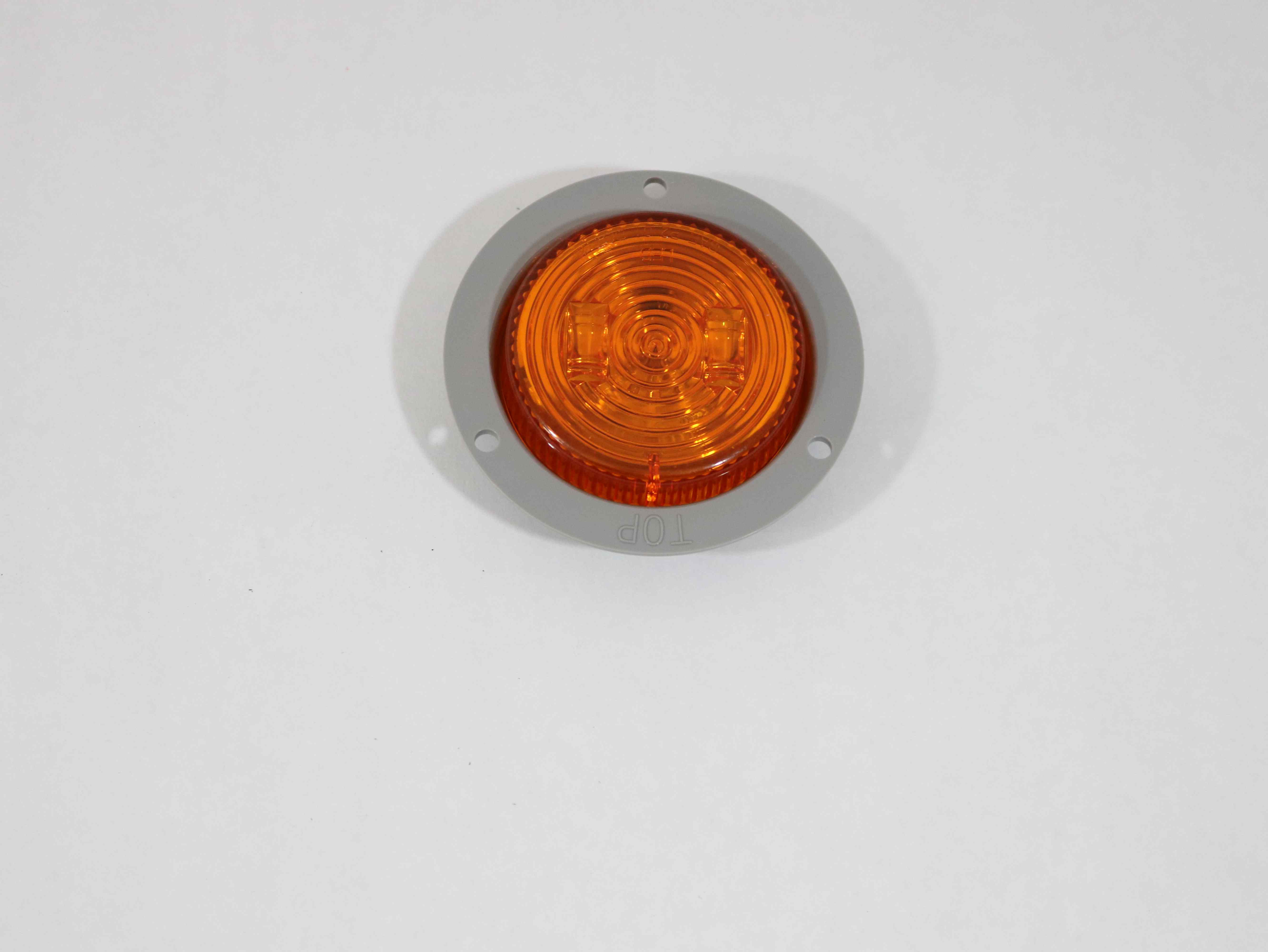MCL527AFB 2.5 IN FLANGE MOUNT/ AMBER/ LED MARKER/CLEARANCE LIGHT