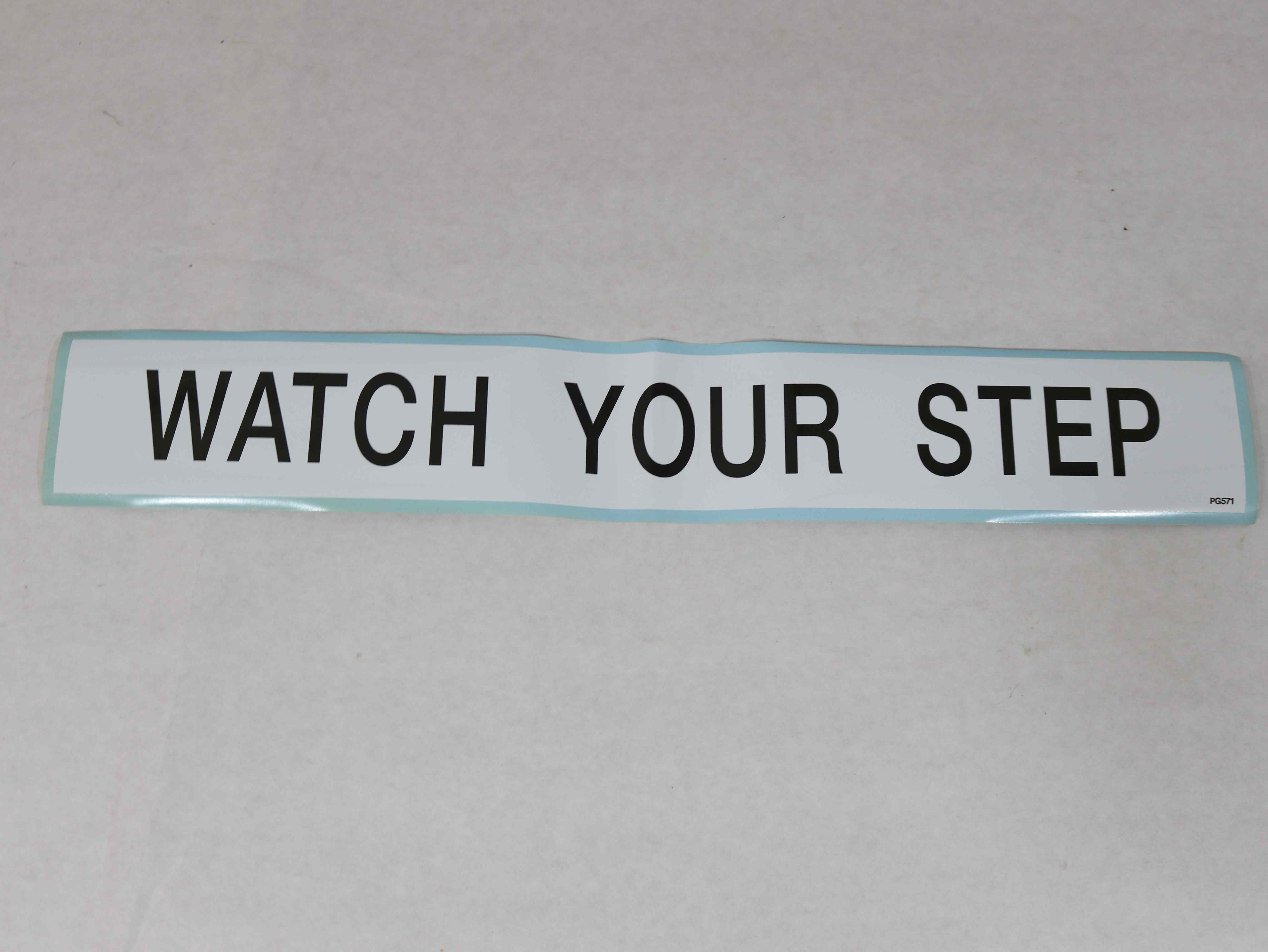 PG571 Watch Your Step Decal