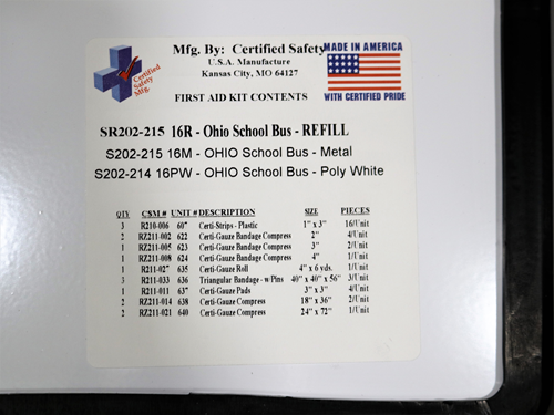 PK924 FIRST AID KIT 16 UNIT