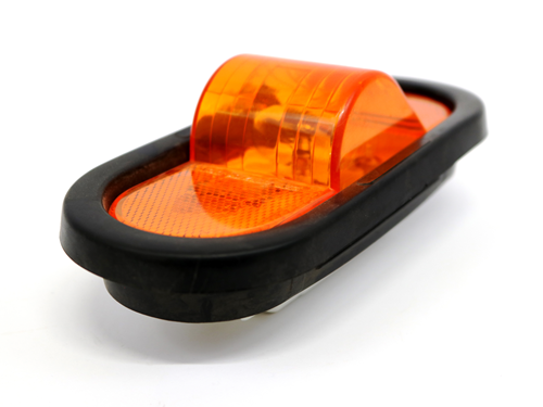 ST77ABP INCAN 6IN. MID SHIP TURN/SIDE MARKER WITH REFLEX/BUMP