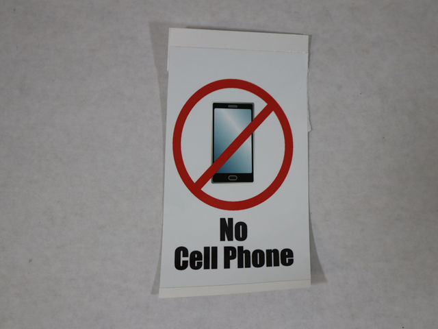 TES-02-001 No Cell Phone