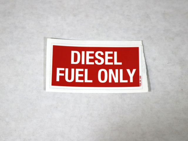 TES-02-022 Diesel Fuel Only