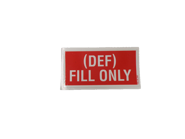 TES-02-042 Def Fluid Only Decal