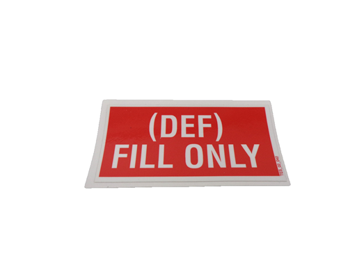 TES-02-042 Def Fluid Only Decal