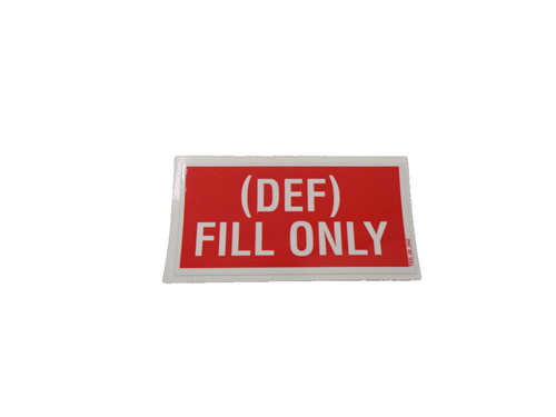 TES-02-042 Def Fluid Only Decal