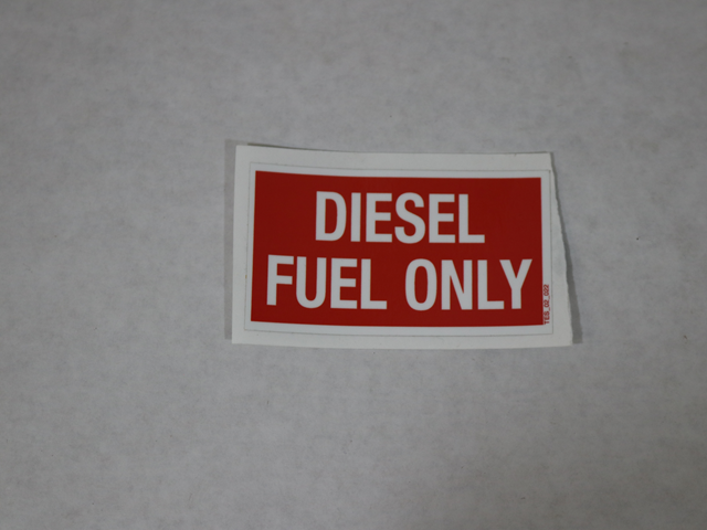 TES.02.022 Diesel Fuel Only