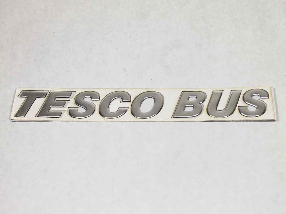 TES1818 1 INCH x 8.18 INCH TESCO BUS EcoDome Decal, Individual Characters