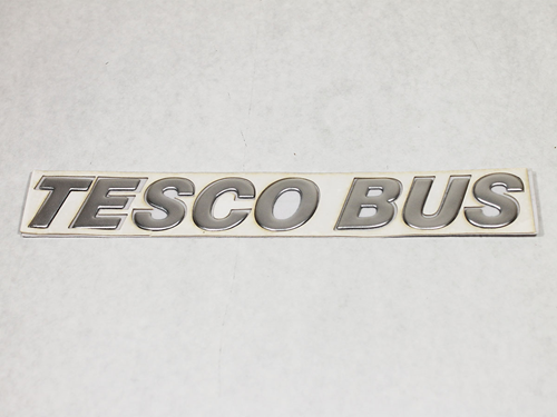 TES1818 1 INCH x 8.18 INCH TESCO BUS EcoDome Decal, Individual Characters