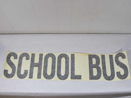 VM006 DECAL SCHOOL BUS