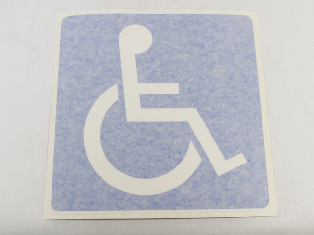 WC-002 Wheel Chair Decal